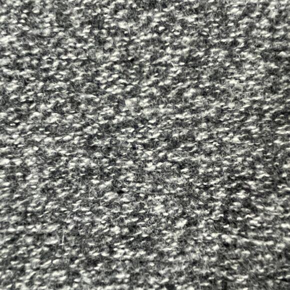 TNA Aritzia Black & White Wool Shawl Collar Zip Up Telluride Sweater Cardigan L - Picture 10 of 12